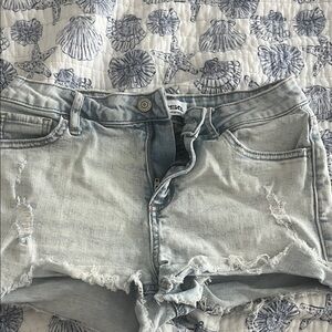 RSQ Light Blue Distressed Kids Jeans Shorts